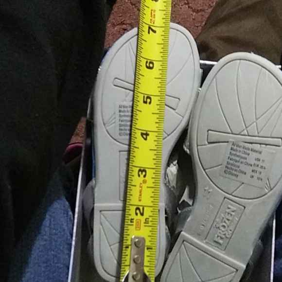 NWT Girls Disney Frozen sandals easy on/off - Picture 6 of 7